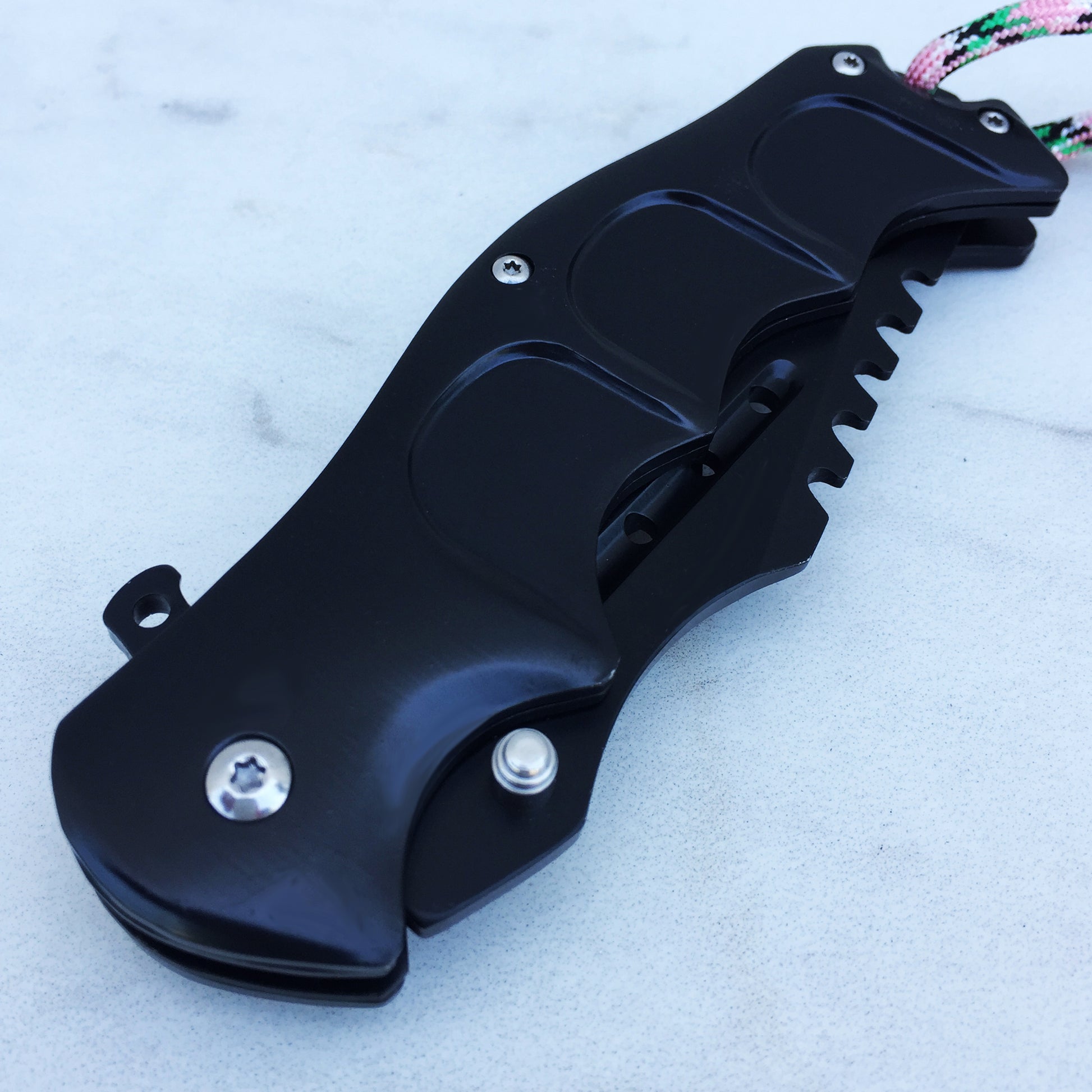 Falcon 8" Overall Black Coating Metal Knife