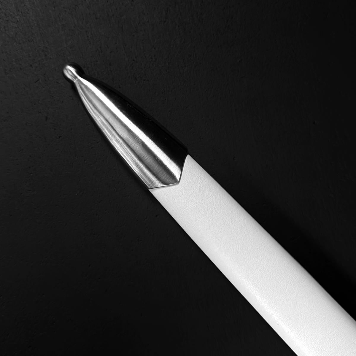 Medieval sword tip in white scabbard | Guild Arms