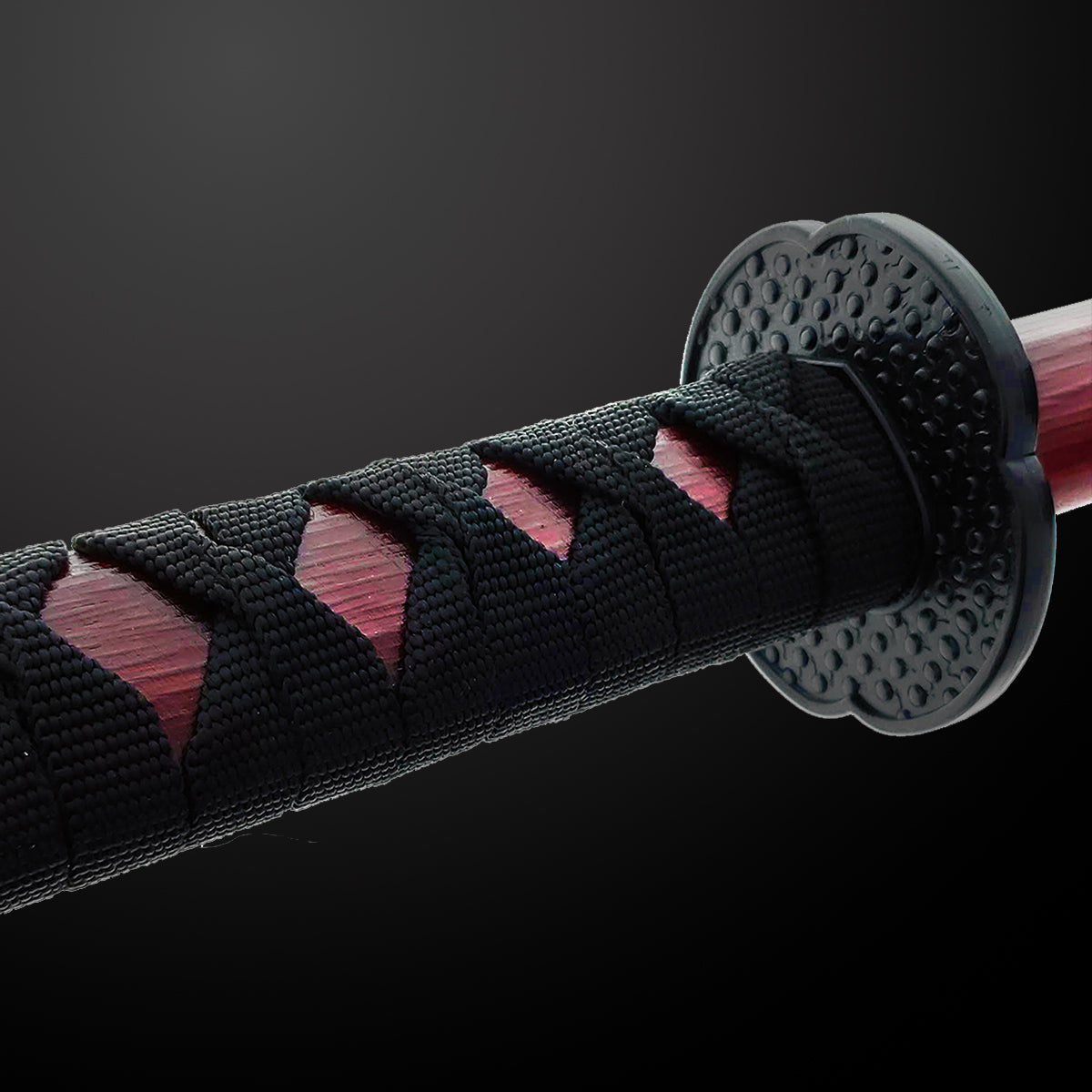 31 1/2" Bokken Red Wooden Practice Samurai Sword
