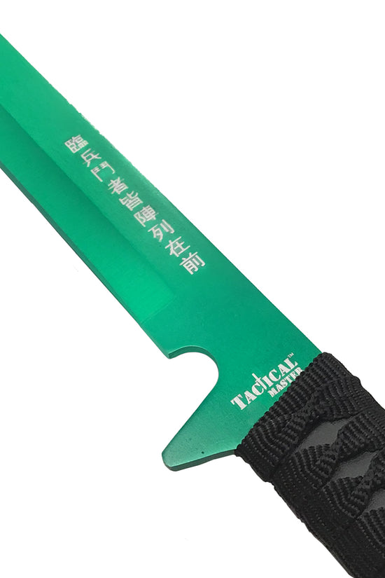 2 PCs Green Machete Set