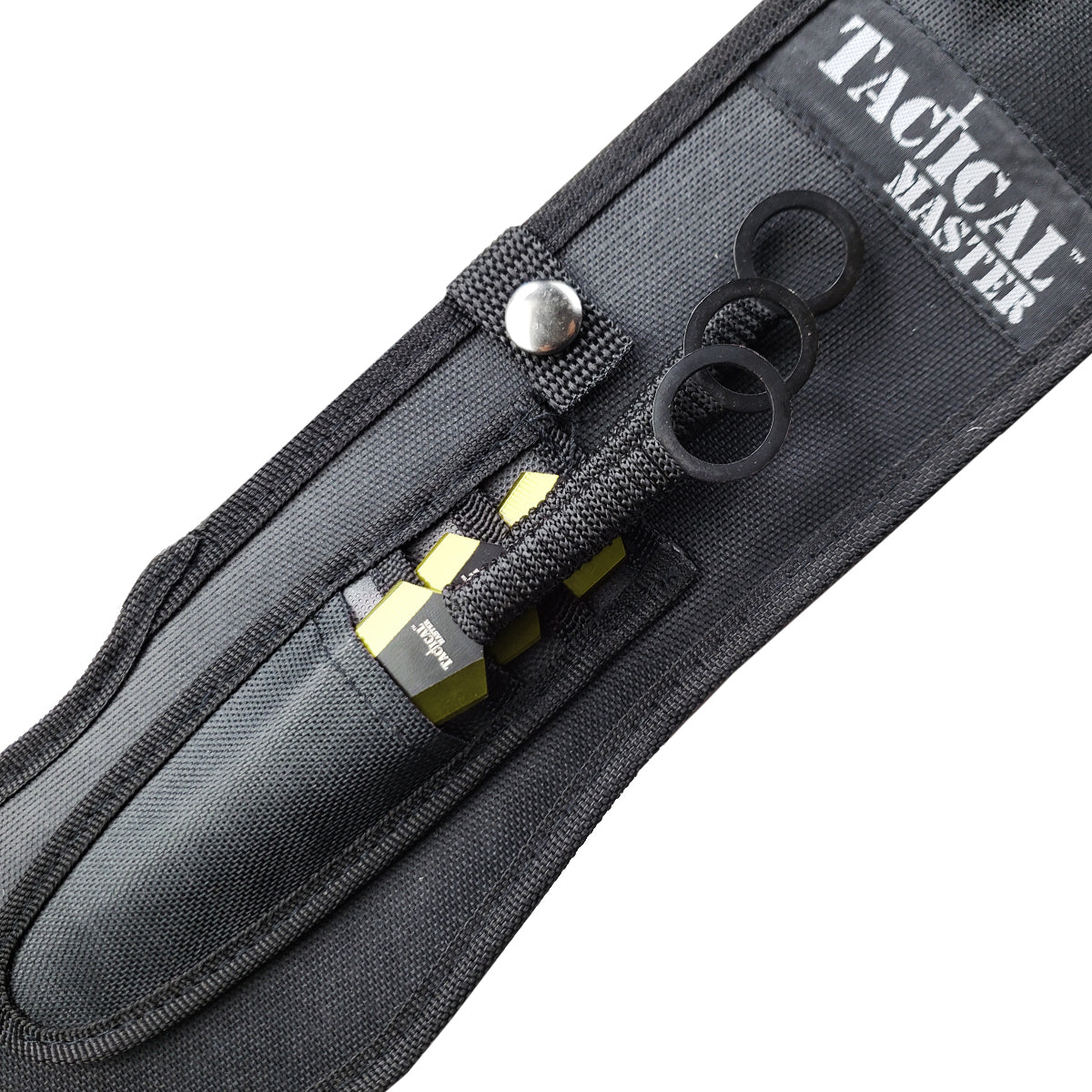 Tactical Master 26" Gold Machete with 3 PCS 6" Throwing Knife