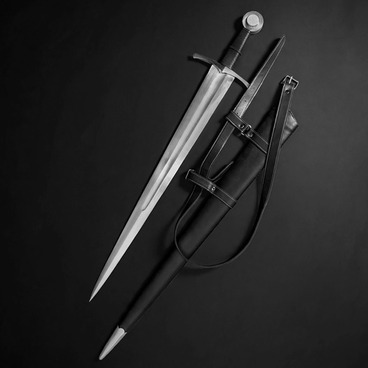 Medieval Broadsword - 37.8"  Hand-Forged Medieval Sword