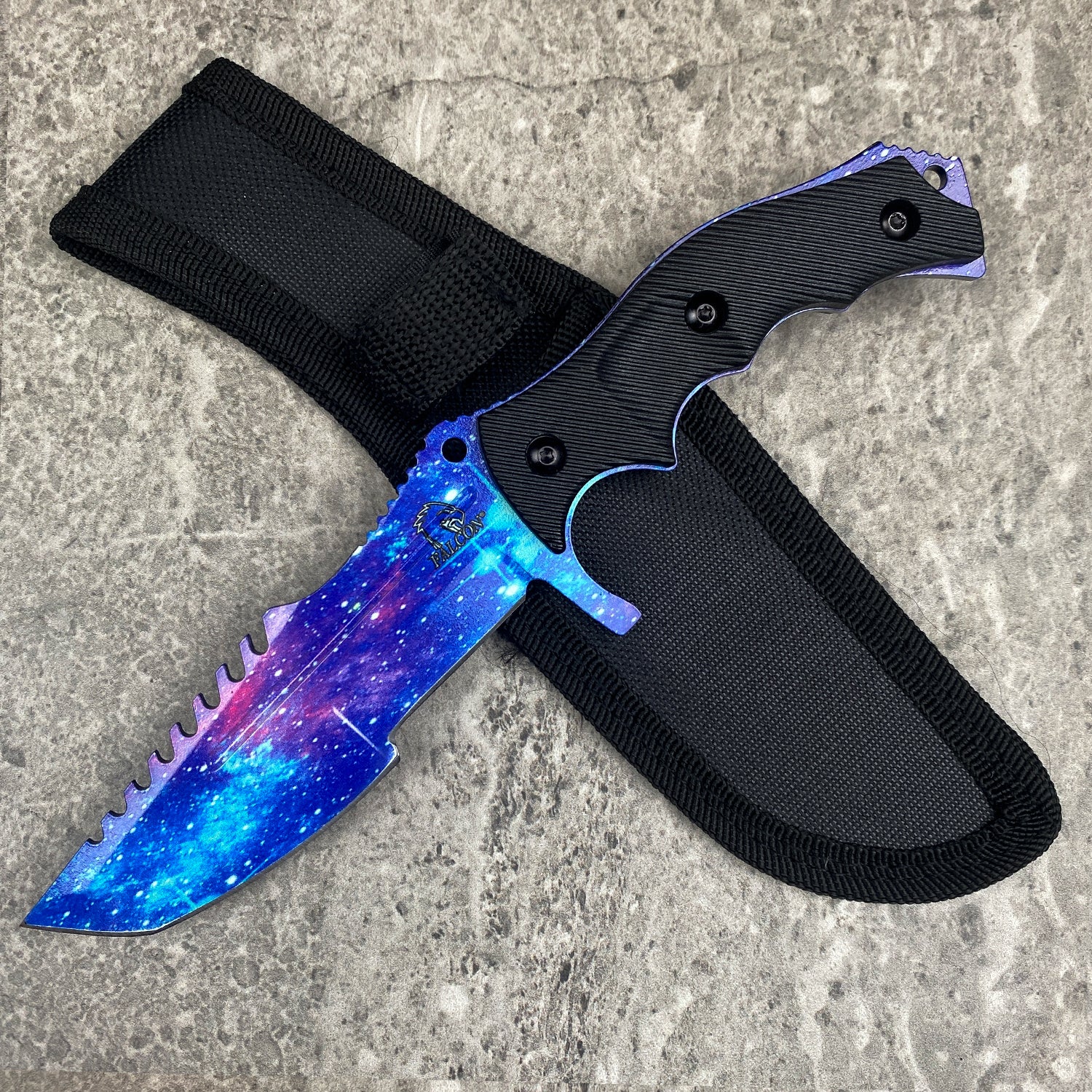 Falcon 3 PCS Galaxy Set. Tactical Knives & Karambit