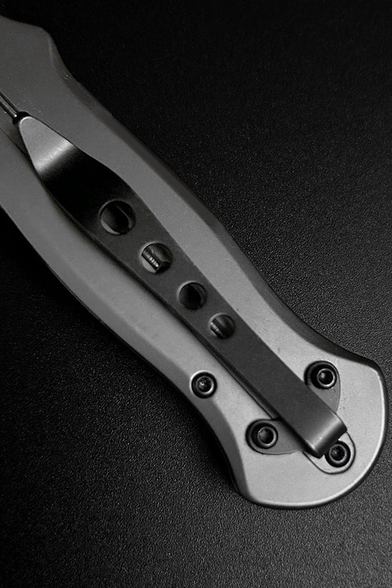 Sigma Ball Bearing Folding Knife -3 3/4" Blade / 4 3/4" Handle / Ball Bearing System / Gray