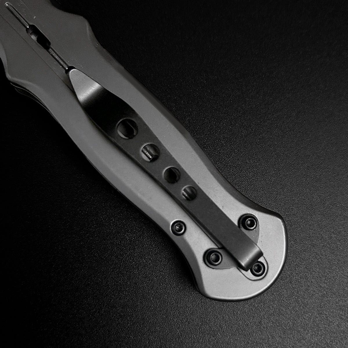 Sigma Ball Bearing Folding Knife -3 3/4" Blade / 4 3/4" Handle / Ball Bearing System / Gray