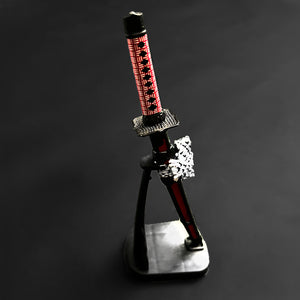 Mini Katana Letter Opener - Red Samurai Katana Sword Letter Opener
