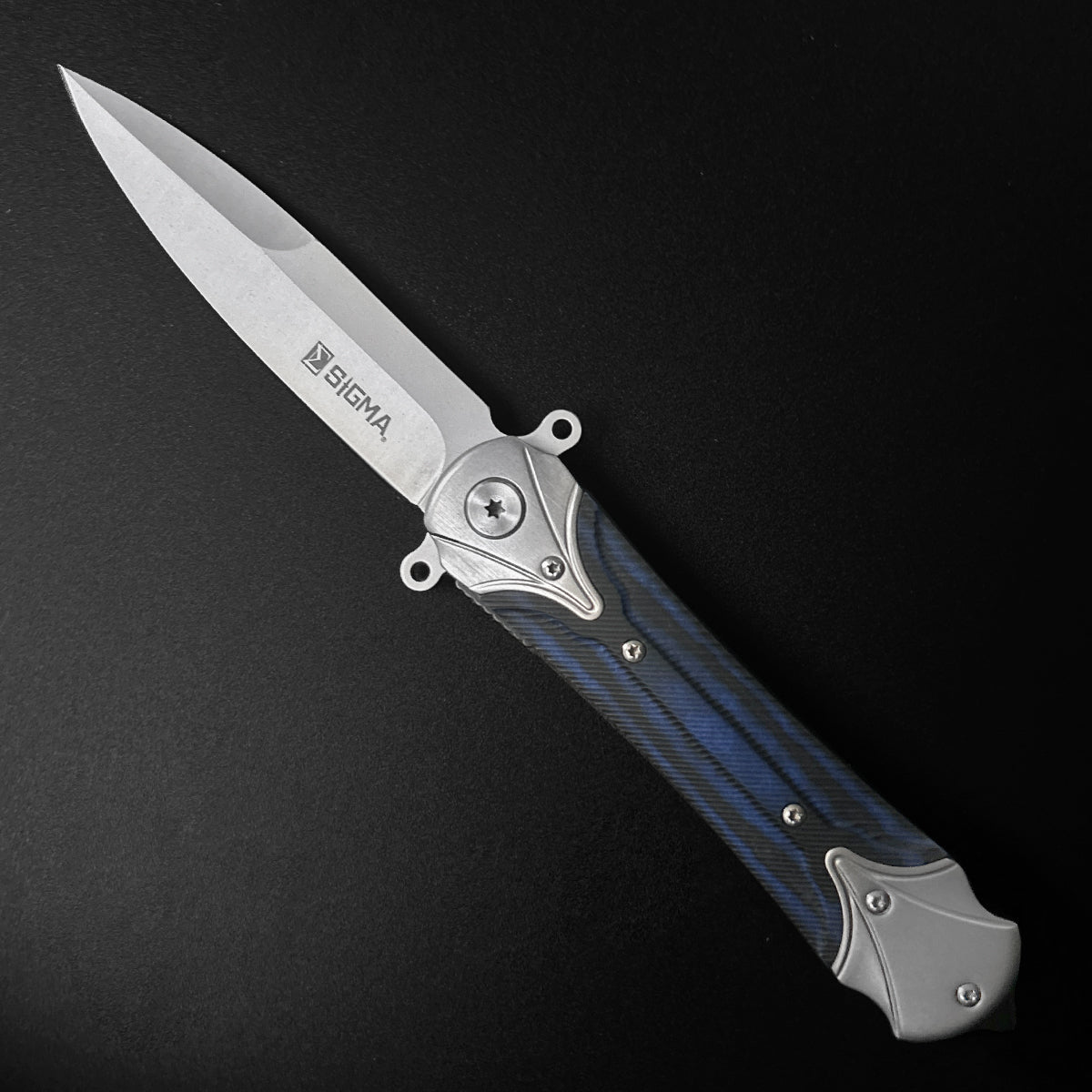 Sigma Ball Bearing Blue Pocket Knife