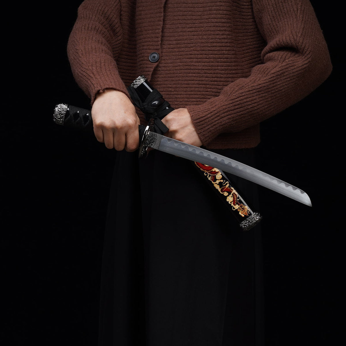 Black Dragon 3-Piece Samurai Sword Set | SA124BK-DG