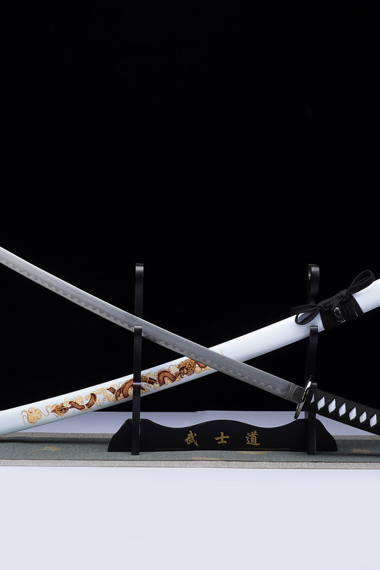 White Dragon 3-Piece Samurai Sword Set | SA124WT-DG