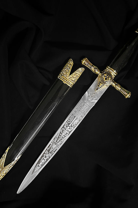 15 3/4" Freemason Dagger with Scabbard