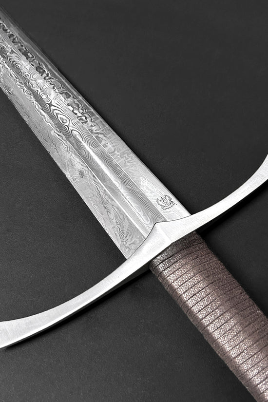 Knight's Collection Damascus Medieval Sword