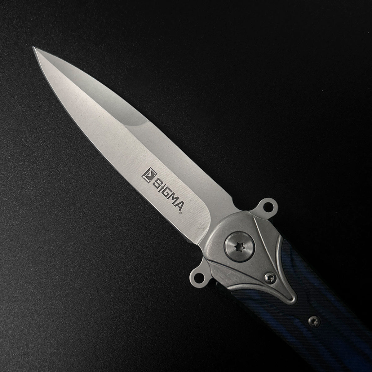 Sigma Ball Bearing Blue Pocket Knife