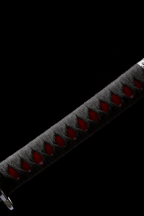 3 PCS Samurai Sword Set - Red Katana , Wakizashi and Tanto Set
