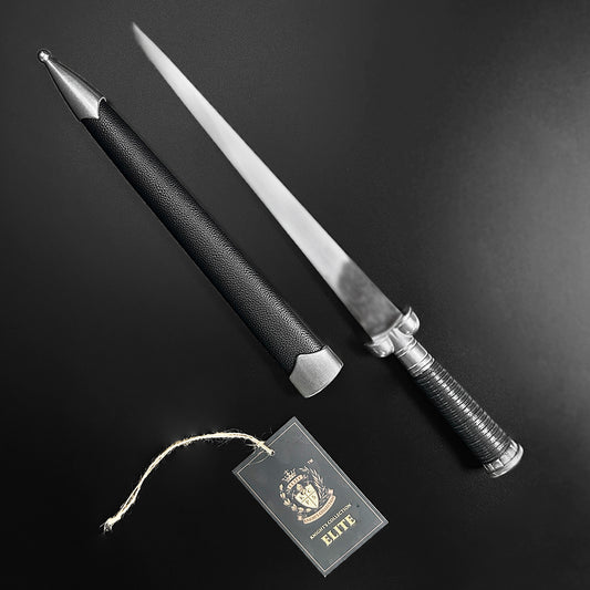 Hand-Forged Bollock Medieval Dagger - 1065 Carbon Steel Dagger