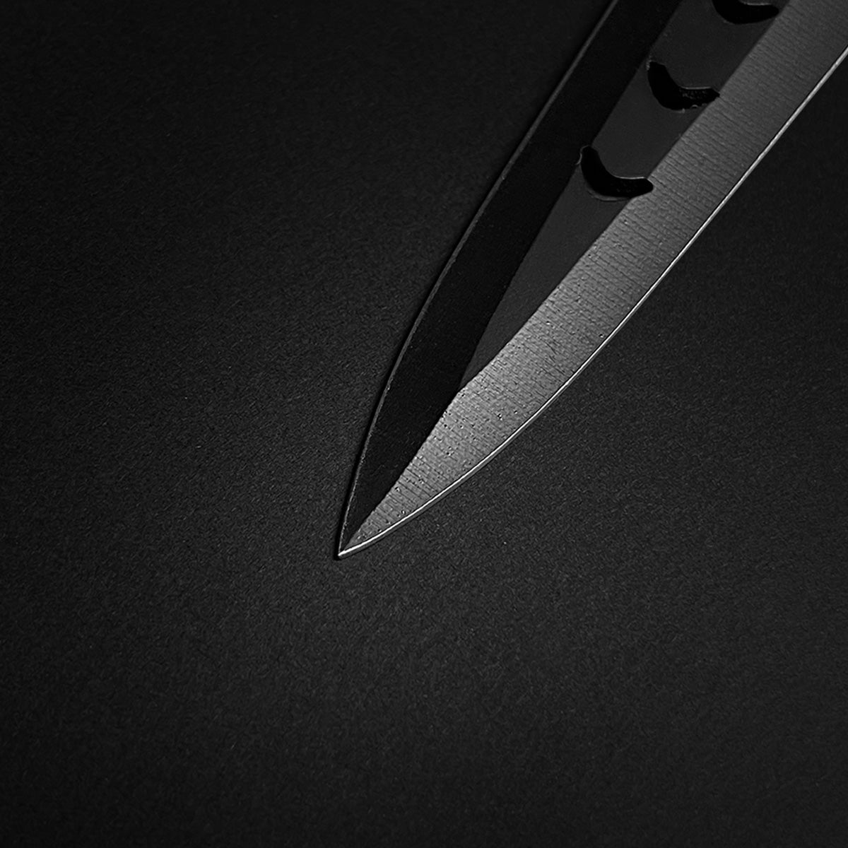 6 Piece Set  6" Throwing Knife Green Bungie Handle