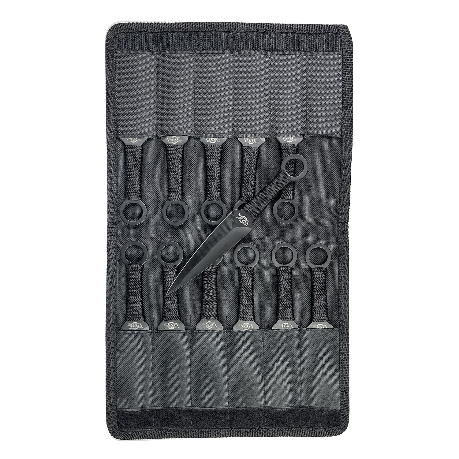 Target Master 12 Pcs Black Throwing Knife