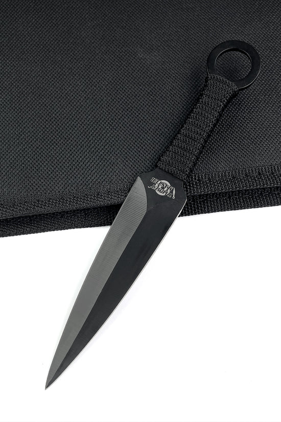 Target Master 12 Pcs Black Throwing Knife