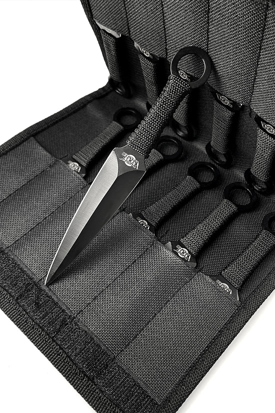 Target Master 12 Pcs Black Throwing Knife