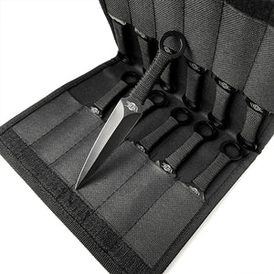 Target Master 12 Pcs Black Throwing Knife