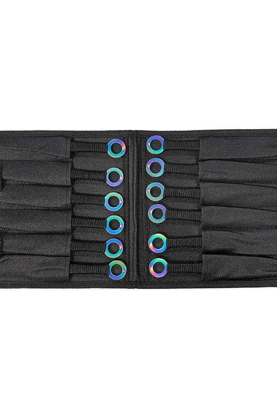 Target Master 8 1/2" 12 PCS Ninja Kunai Black & Rainbow Set