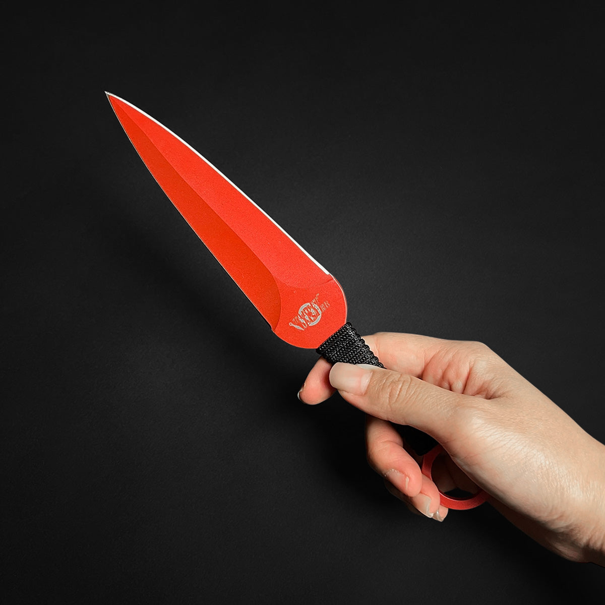 Target Master 6 PCS Blue & Red 9" Ninja Kunai Set w/ Dart Board