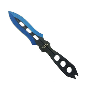 Target Master 3 PC Blue Throwing Knife Set w/ Sheath