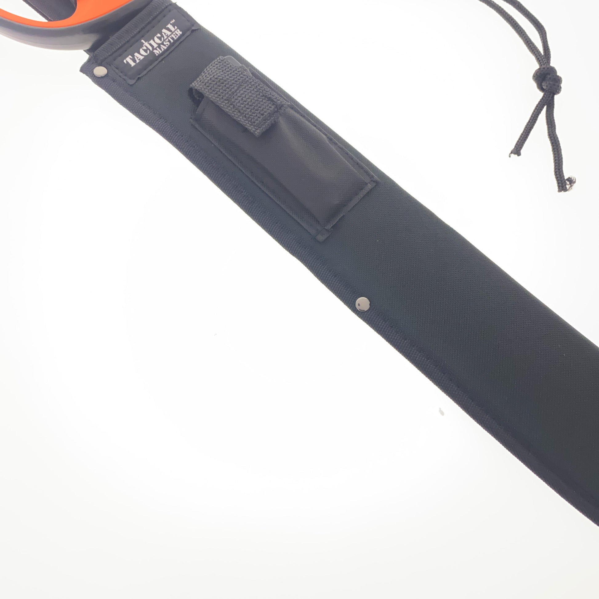 Orange Gardening Machete with Firestarter & Sharpening Stone