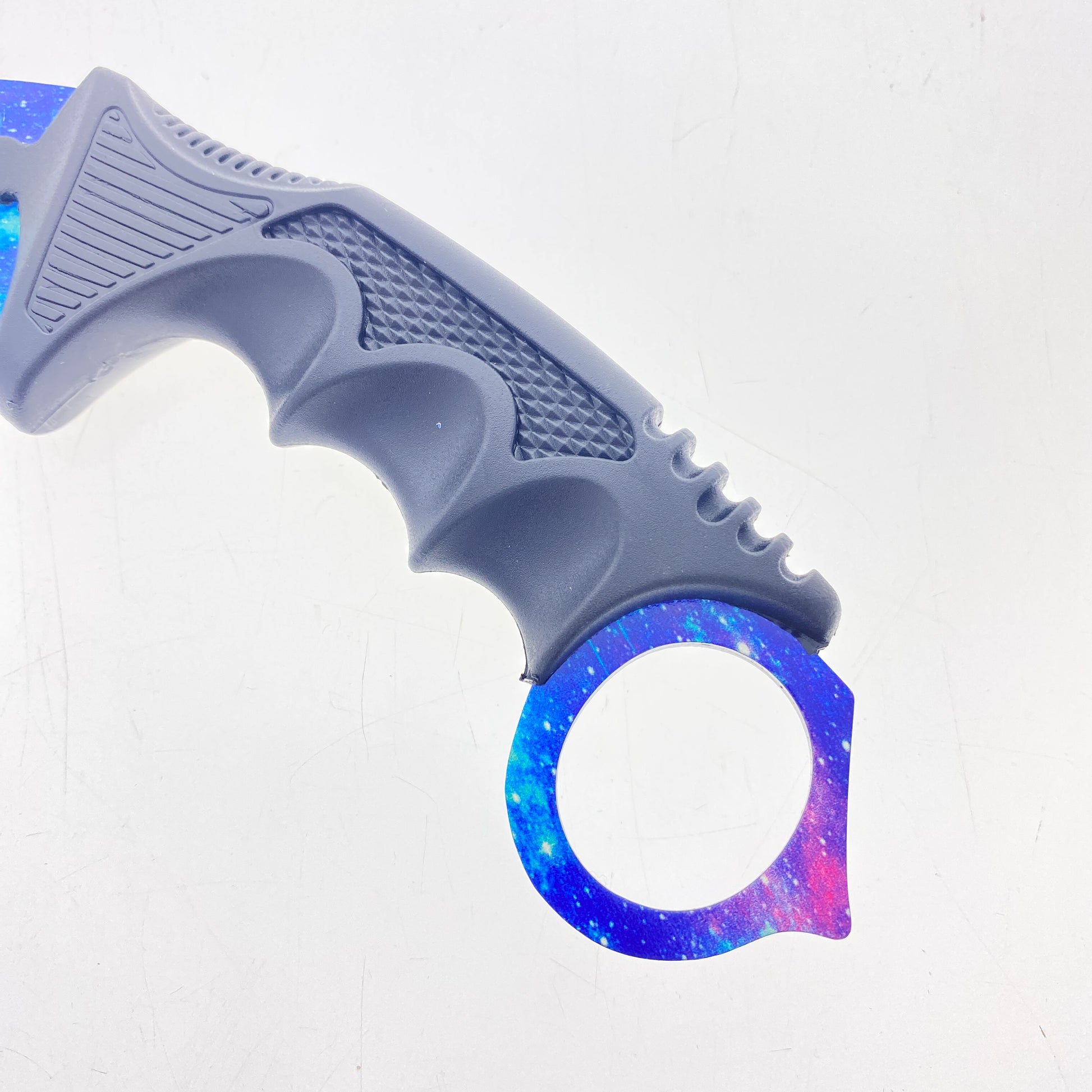 7 1/2" Purple Karambit Trainer Neck Knife