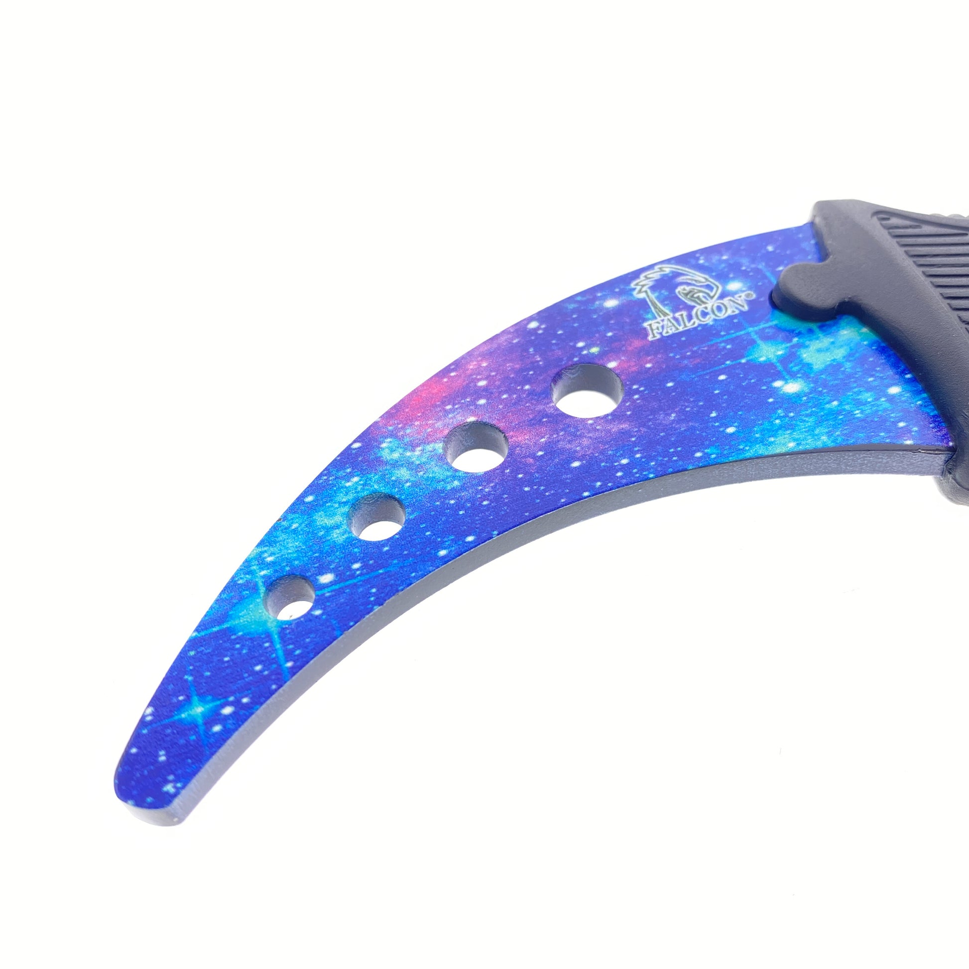 7 1/2" Purple Karambit Trainer Neck Knife