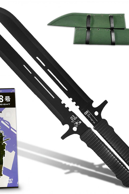 Officially Licensed Kaiju No. 8 Metal Hoshina's Swords cosplay collectible prop product photo
