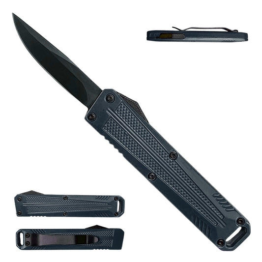 California Legal Navy Blue Mini OTF Knife - 2" 440 Blade | BOA158NV