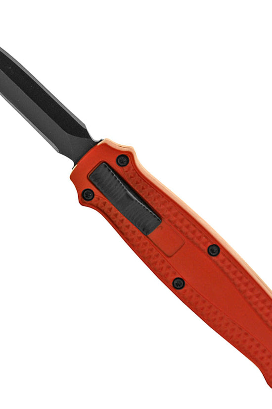 California Legal Red Mini OTF Knife - 2" 440 Blade | BOA159BD