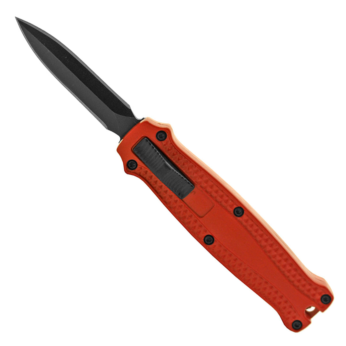 California Legal Red Mini OTF Knife - 2" 440 Blade | BOA159BD