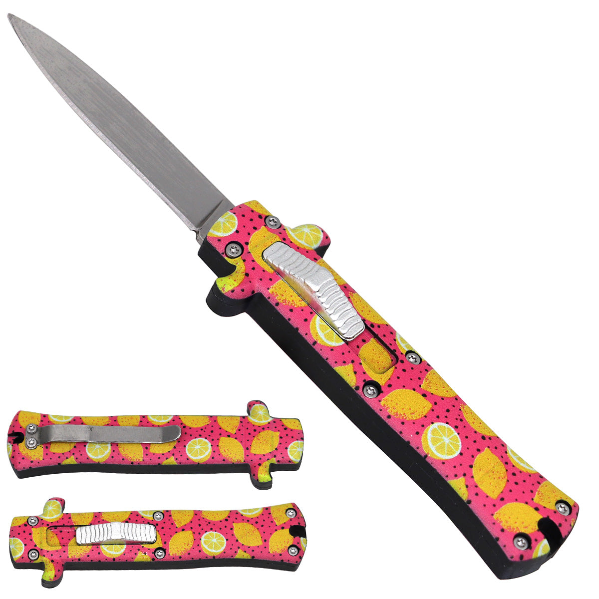 Mini OTF Knife - Lemons Handle
