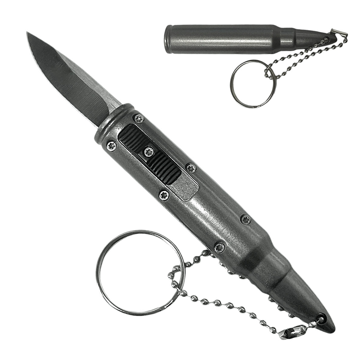 California Legal Bullet Mini OTF Knife - 1.7" 440 Blade | BOA223CH