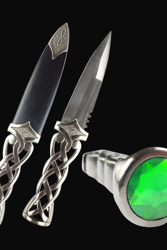 Green Scottish Dirk – 9″ Medieval Dagger for Sale Online