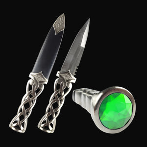 Green Scottish Dirk – 9″ Medieval Dagger for Sale Online
