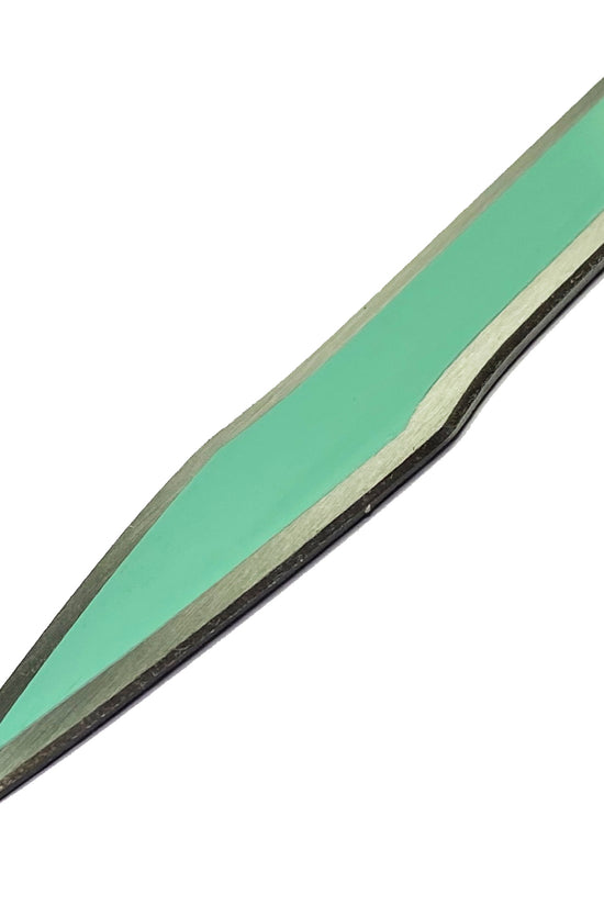 40"  Anime Green Long Sword w/ Faux Leather Sheath