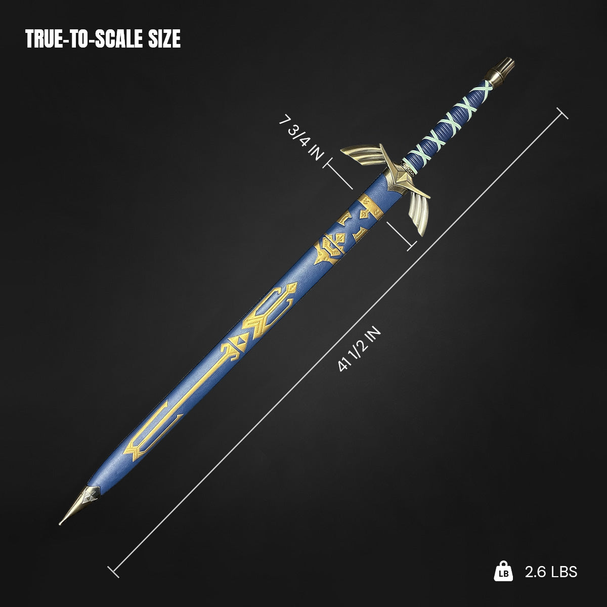 42"  Blue Fantasy Sword, Animation