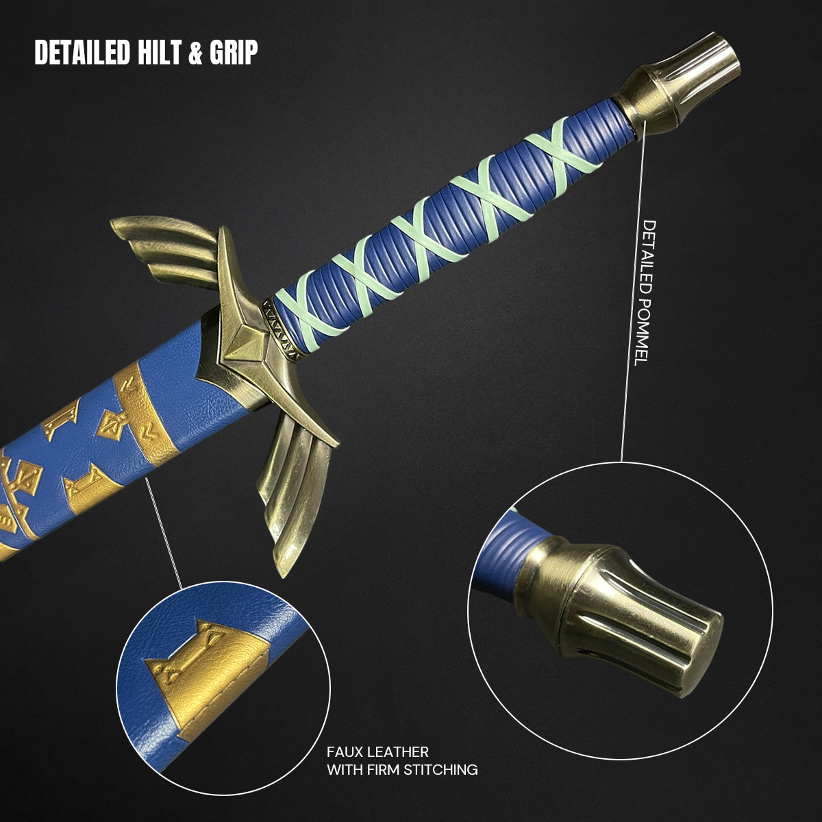 42"  Blue Fantasy Sword, Animation