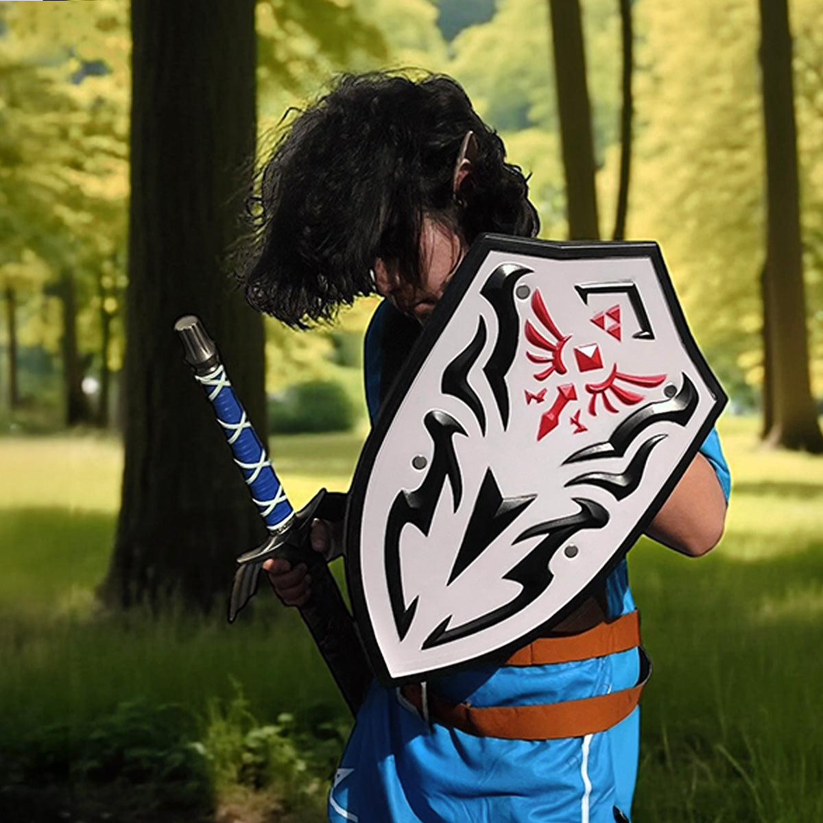 42"  Blue Fantasy Sword, Animation