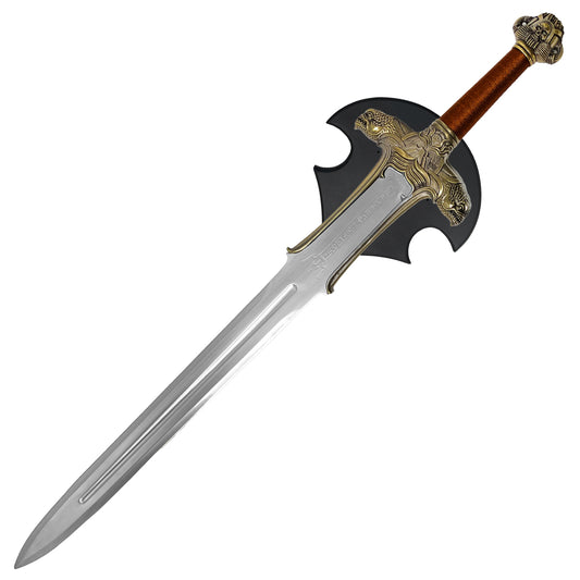 39" Barbarian Brown Sword with Plaque.