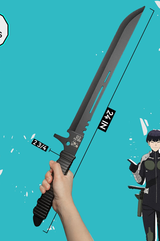 Officially Licensed Kaiju No. 8 Metal Hoshina's Swords cosplay collectible prop product photo