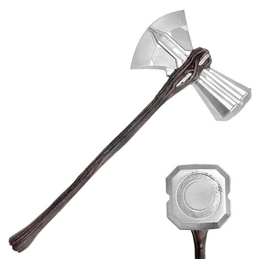 36" Long Foam Axe With Foam Tree Branch Handle