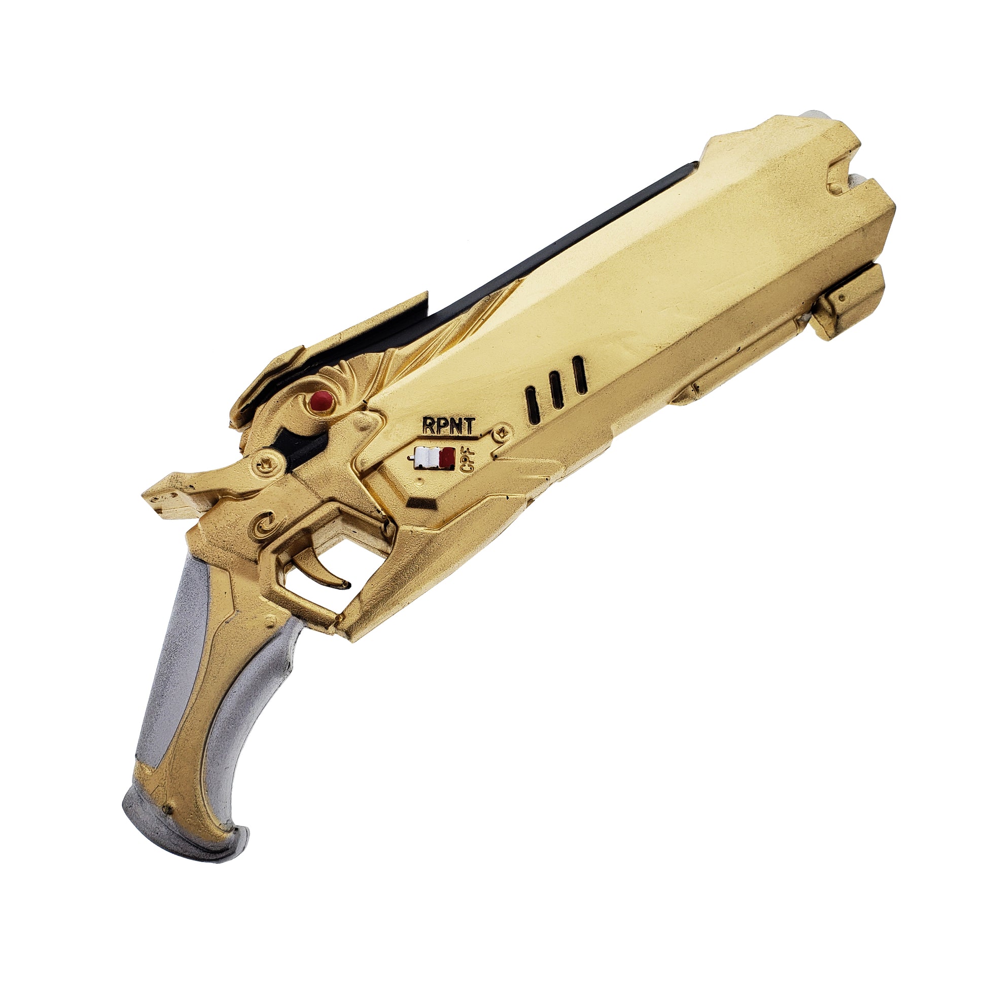 12" Foam Gold Decorative Gun FPS Game