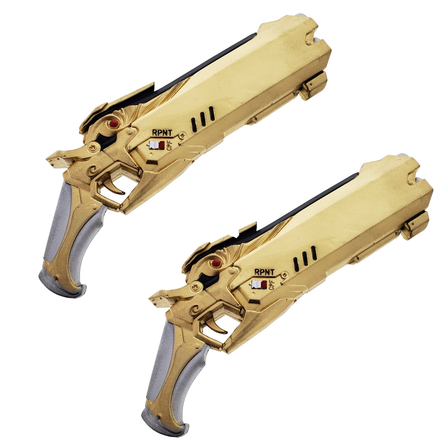 12" Foam Gold Decorative Gun FPS Game