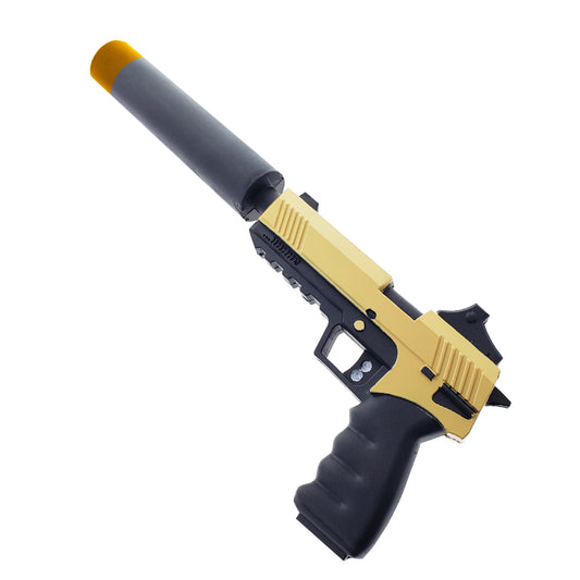 33" Foam Pistol with Supressor - Desert