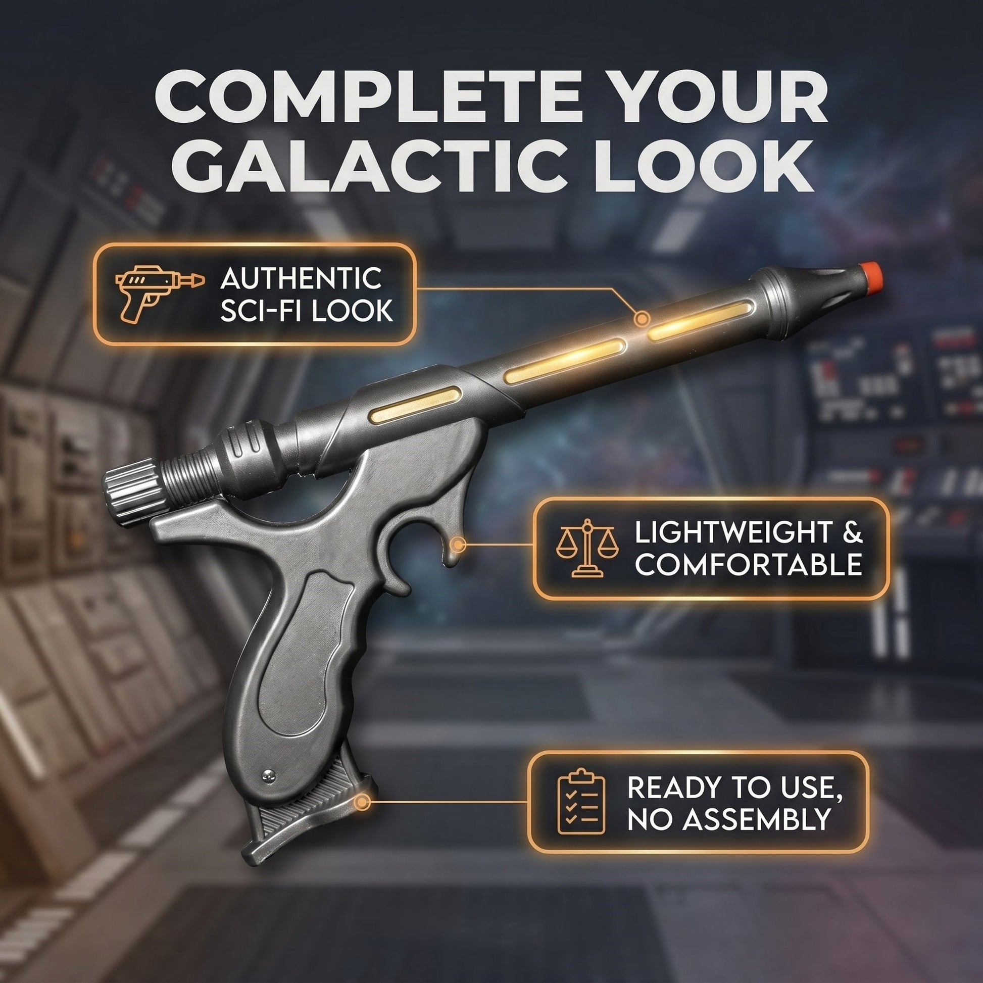 Sci-Fi Cosplay Foam Pistol Prop
