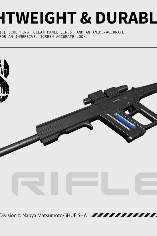 Officially Licensed Kaiju No. 8 Foam Reno's Rifle cosplay collectible prop product photo
