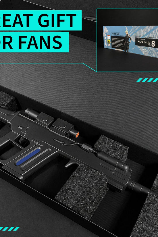 Officially Licensed Kaiju No. 8 Foam Reno's Rifle cosplay collectible prop product photo